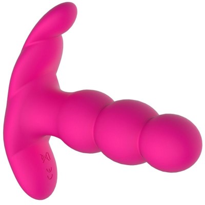 NALONE PEARL VIBRATOR ANAL DE CONTROLE REMOTO PRETO - D-214862 - Dona Pimenta