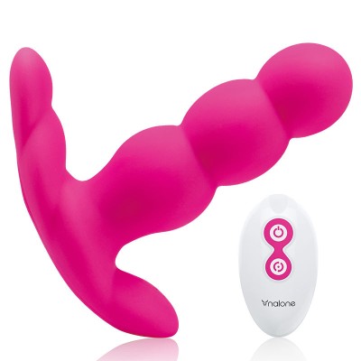 NALONE PEARL VIBRATOR ANAL DE CONTROLE REMOTO PRETO - D-214862 - Dona Pimenta