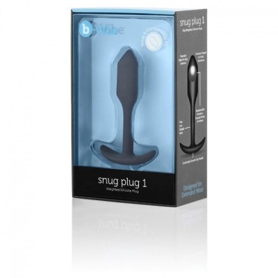 B-VIBE SNUG PLUG 1 NEGRO - D-217124 - Dona Pimenta