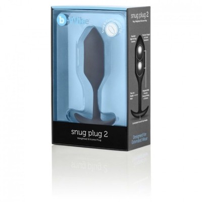 B-VIBE  SNUG PLUG ANAL 2 NEGRO - D-217126 - Dona Pimenta