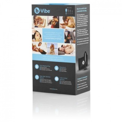 B-VIBE  SNUG PLUG ANAL 4 NEGRO - D-217130 - Dona Pimenta