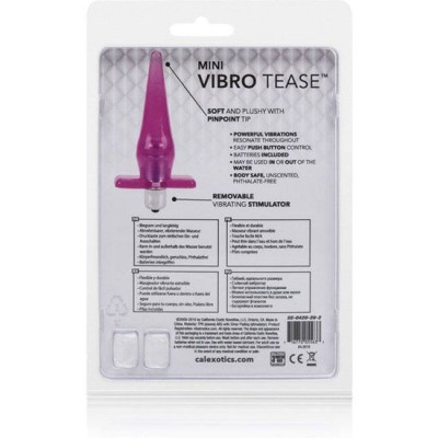 CALEX MINI VIBRO TEASE PINK - D-225231 - Dona Pimenta