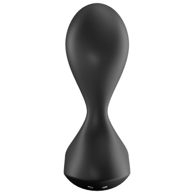 SATISFYER SWEET SEAL VIBRATING PLUG APP - BLACK - D-231264 - Dona Pimenta