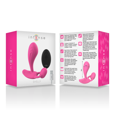 INTENSE - SHELLY ANAL PLUG CONTROLE REMOTO ROSA - D-234762 - Dona Pimenta