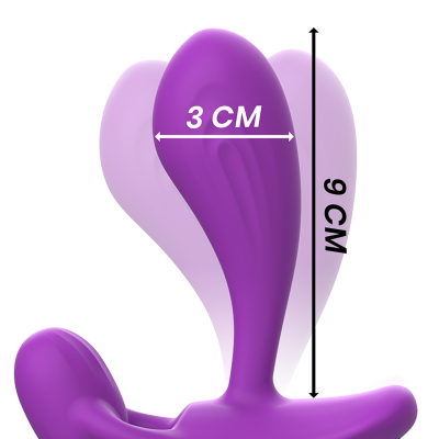 INTENSO - SHELLY ANAL PLUG CONTROLE REMOTO ROXO - D-234763 - Dona Pimenta