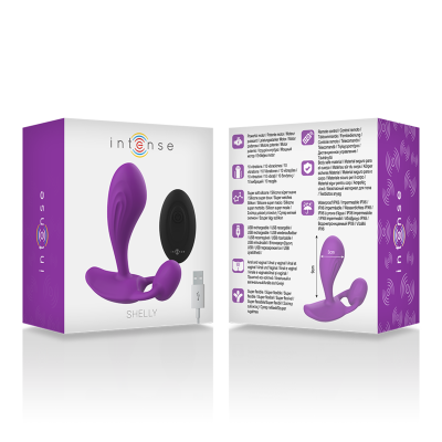 INTENSO - SHELLY ANAL PLUG CONTROLE REMOTO ROXO - D-234763 - Dona Pimenta