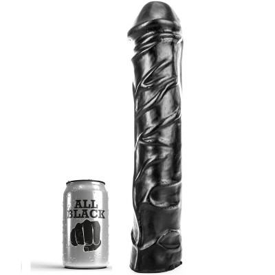 ALL BLACK - DILDO GIGANTE SOFT FISTING 32 CM - D-195375 - Dona Pimenta