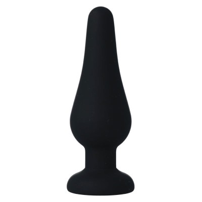 PLUGUE ANAL INTENSO PIPO M SILICONE PRETO 11 CM - D-216040 - Dona Pimenta