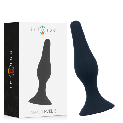 NÍVEL ANAL INTENSO 3 12,5 CM PRETO - D-216044 - Dona Pimenta