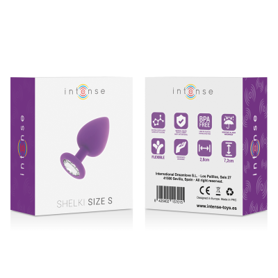 PLUG SHELKI S INTENSO ROXO ANAL - D-216053 - Dona Pimenta