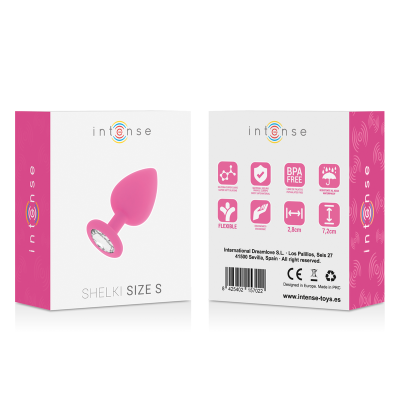 INTENSO SHELKI S PLUG ANAL HOT PINK - D-216054 - Dona Pimenta