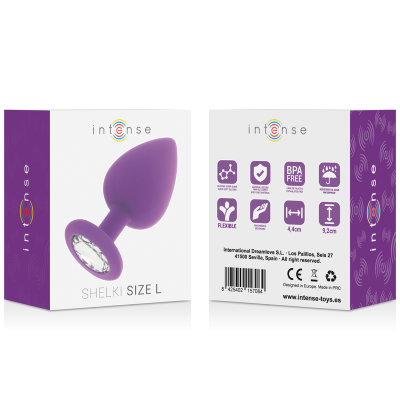 PLUG INTENSO SHELKI L ROXO ANAL - D-216059 - Dona Pimenta