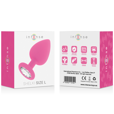 INTENSO SHELKI L PLUG ANAL HOT PINK - D-216060 - Dona Pimenta