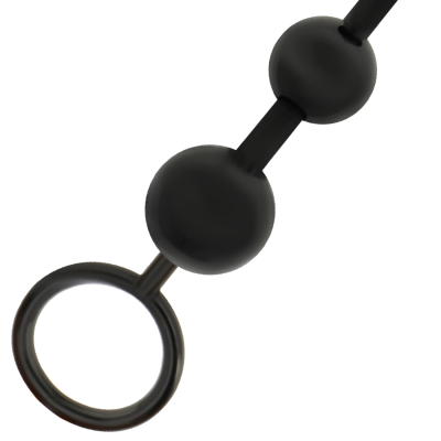 TOYS TOYS ANAL BEADS 29 CM PRETO - D-222051 - Dona Pimenta