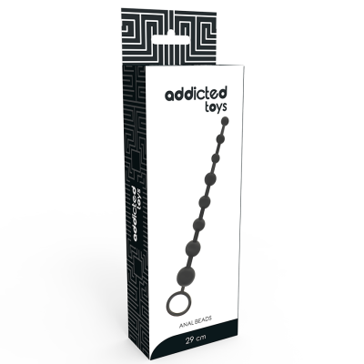 TOYS TOYS ANAL BEADS 29 CM PRETO - D-222051 - Dona Pimenta