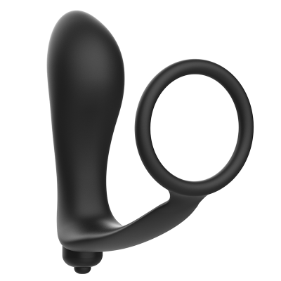 PLUG ANAL VIBRATÓRIO DE BRINQUEDOS VICIADOS COM ANEL DE PÊNIS-D-227631