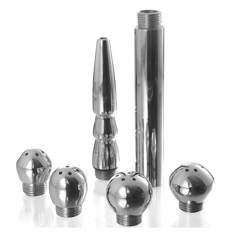 CONJUNTO DE METALHARD LIMPIEZA VAGINAL / ANAL 5PCS - D-205430 - Dona Pimenta