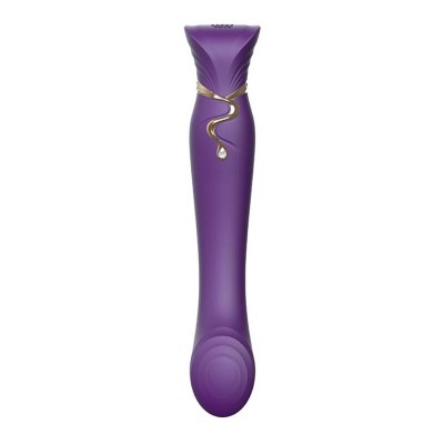 ZALO - QUEEN G-SPOT PULS WAVE VIBE ROXO - D-234645 - Dona Pimenta