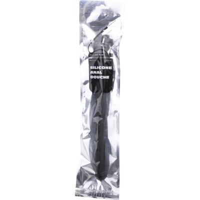 ALL BLACK - DUCHE ANAL DE SILICONE 27 CM - D-229330 - Dona Pimenta