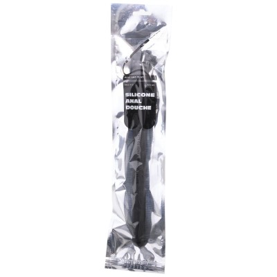 ALL BLACK - SISTEMA DE ROLHA DE DUCHE ANAL DE SILICONE 27 CM - D-229332 - Dona Pimenta