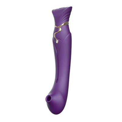 ZALO - QUEEN SET PULSE WAVE CLIT STIM ROXO - D-234646 - Dona Pimenta