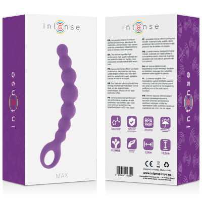 INTENSO ANAL BEADS MAX PURPLE - D-216036 - Dona Pimenta