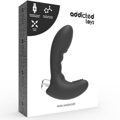 BRINQUEDOS VICIADOS VIBRADOR PRÓTESE RECARREGÁVEL PRETO - D-221320 - Dona Pimenta