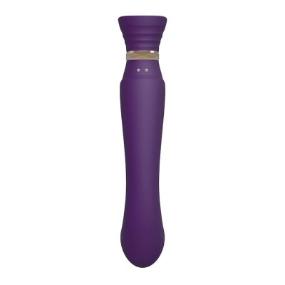 ZALO - QUEEN SET PULSE WAVE CLIT STIM ROXO - D-234646 - Dona Pimenta