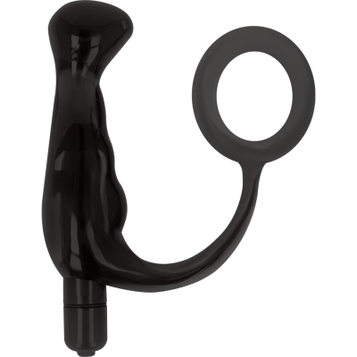 TOYS TOYS VIBRATOR PROST TICO BLACK 10 CM - D-223909 - Dona Pimenta