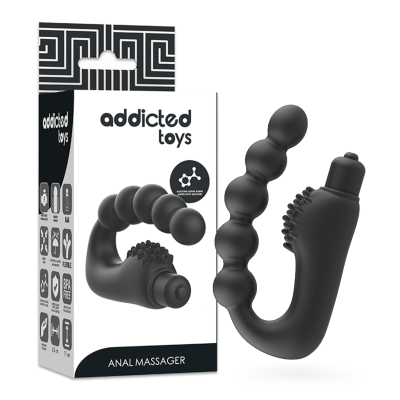 ADDICTED TOYS ANAL MASSAGER PROSTÁTICO COM VIBRAÇÃO - D-227617 - Dona Pimenta