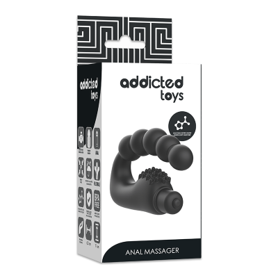 ADDICTED TOYS ANAL MASSAGER PROSTÁTICO COM VIBRAÇÃO - D-227617 - Dona Pimenta