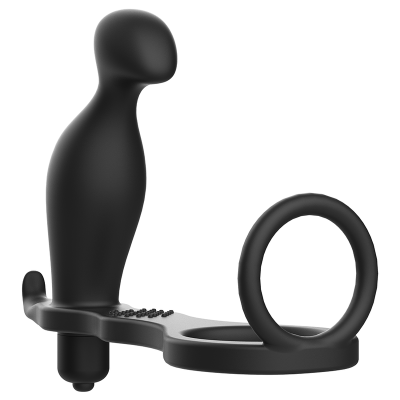 PLUGUE ANAL DE BRINQUEDOS VICIADOS COM ANEL DE SILICONE PRETO - D-227630 - Dona Pimenta