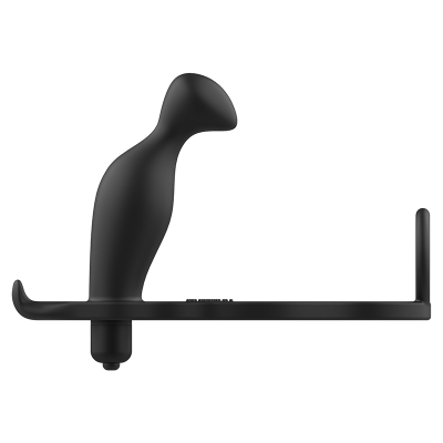 PLUGUE ANAL DE BRINQUEDOS VICIADOS COM ANEL DE SILICONE PRETO - D-227630 - Dona Pimenta