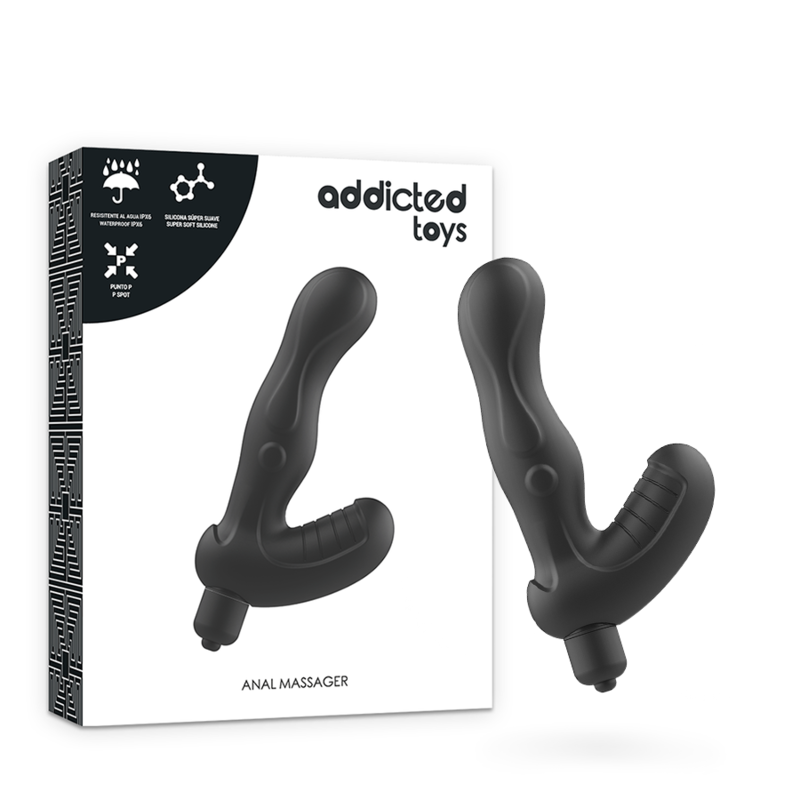 TOYS TOYS P-SPOT VIBE SILICONE PROSTATE ESTIMULADOR ANAL - D-227635 - Dona Pimenta