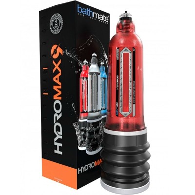 BOMBA DE BANHO HYDROMAX 9 PENIS RED - D-218221 - Dona Pimenta