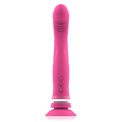 INTENSO - MICHELANGELO DILDO VIBRADOR SILICONE ROSA - D-234764 - Dona Pimenta