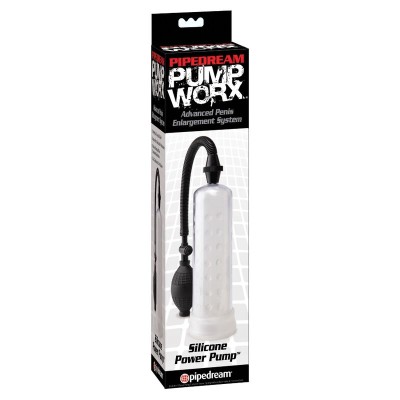 PUMP WORX SILICONE POWER PUMP CLEAR - PD3255-20 - Dona Pimenta