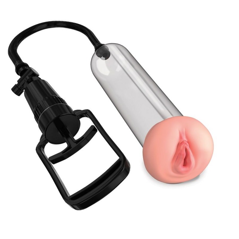 BOMBA WORX BOMBA DE ERECCION CON VAGINA PARA PRINCIPIANTES - PD3288-00 - Dona Pimenta