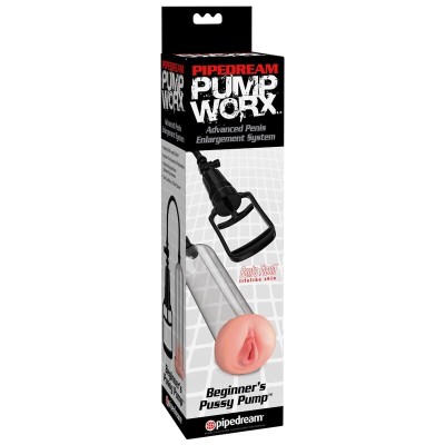 BOMBA WORX BOMBA DE ERECCION CON VAGINA PARA PRINCIPIANTES - PD3288-00 - Dona Pimenta