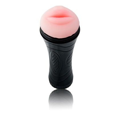 BOCA MASTURBADOR CON VIBRADOR 7 RITMOS - 194018 - Dona Pimenta