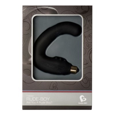 RUDE-BOY 7 VELOCIDADE VIBRANTE MASSAGER PRETO - D-195940 - Dona Pimenta