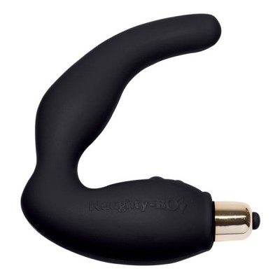 NAUGHTY-BOY 7 VELOCIDADE VIBRATÓRIO MASSAGER PRETO - D-195942 - Dona Pimenta