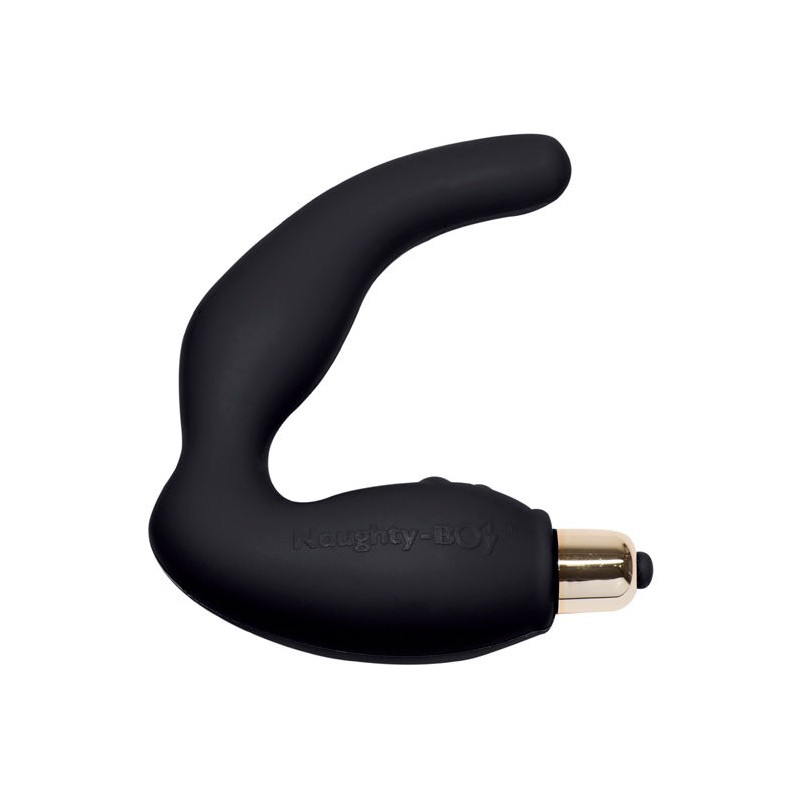 NAUGHTY-BOY 7 VELOCIDADE VIBRATÓRIO MASSAGER PRETO - D-195942 - Dona Pimenta