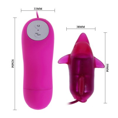 CUTE SECRET DELFIN VIBRADOR 12V - D-196292 - Dona Pimenta