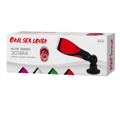 ORAL SEX LOVER 30V C/ ADAPTADOR - D-197717 - Dona Pimenta