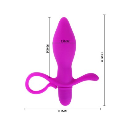 PRETTY LOVE FLIRTATION TAYLOR VIBRATOR PURPLE - D-199369 - Dona Pimenta