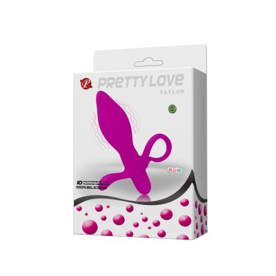 PRETTY LOVE FLIRTATION TAYLOR VIBRATOR PURPLE - D-199369 - Dona Pimenta