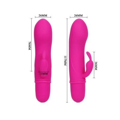 PRETTY LOVE FLIRTATION - VIBRADOR CON RABBIT CAESAR - D-199371 - Dona Pimenta