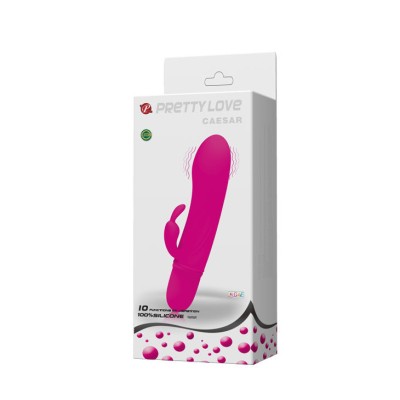 PRETTY LOVE FLIRTATION - VIBRADOR CON RABBIT CAESAR - D-199371 - Dona Pimenta