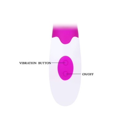 PRETTY LOVE FLIRTATION - VIBRADOR CON ESTIMULADOR CLITORIS ALVIS - D-199375 - Dona Pimenta